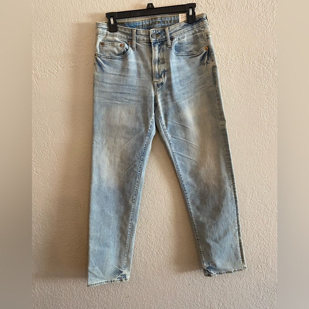 NWT Men’s American Eagle Flex Jeans Original Straight 30/32 Light Wash
